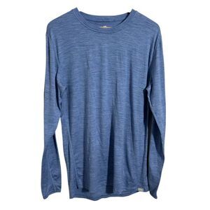 Merino Tech 100% Superfine Merino Wool Shirt Mens XL Midweight Base Layer Top
